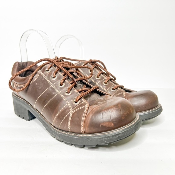 Y2K Vintage 90’s Dr. Martens Look Airwalk Brown Loafers Size 11 NWT Chunky - Picture 1 of 5